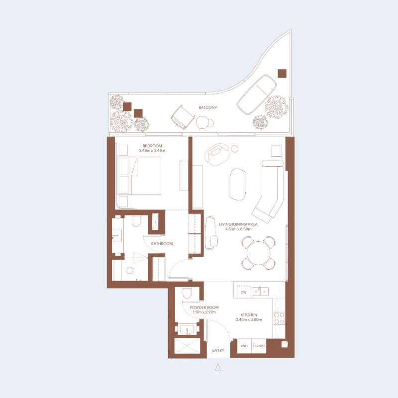Apartment floor plan