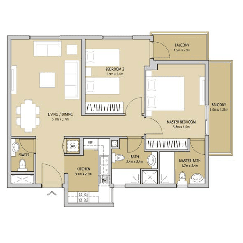 Apartment floor plan