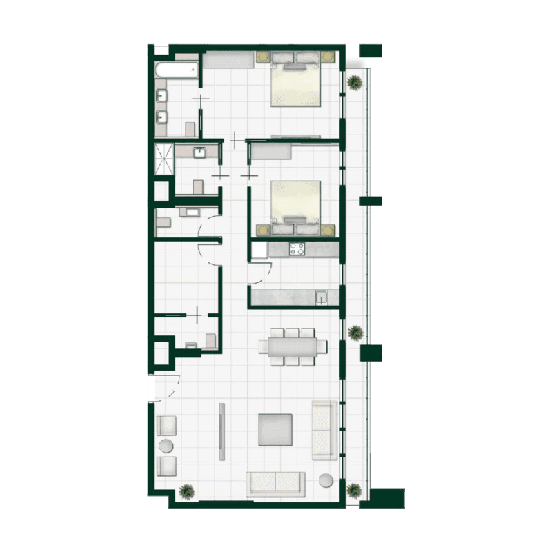 Apartment floor plan