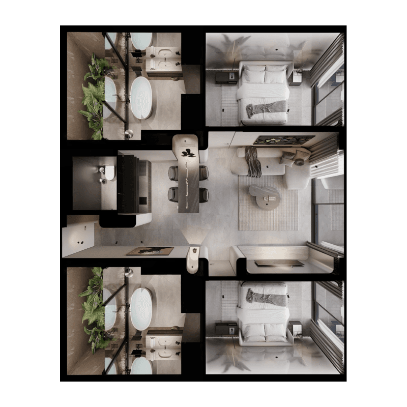 Apartment floor plan