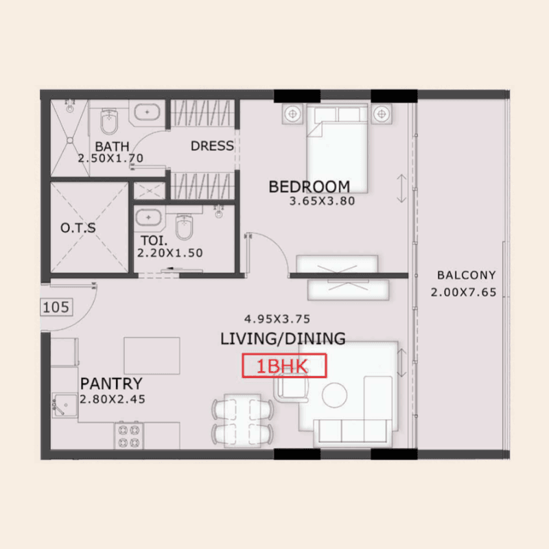 Apartment floor plan