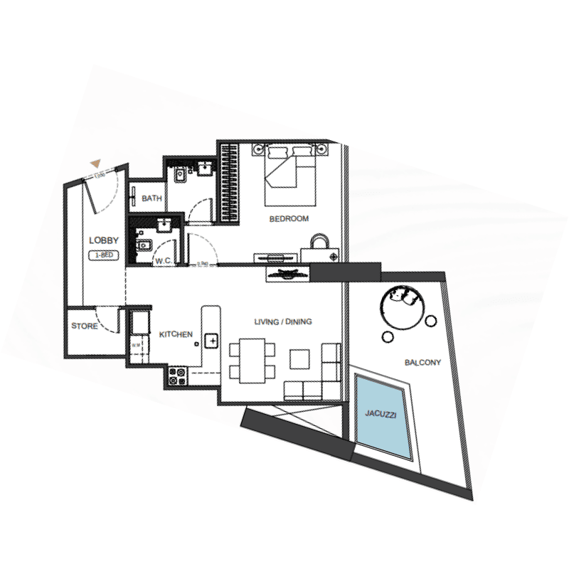 Apartment floor plan