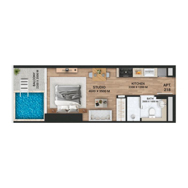 Apartment floor plan
