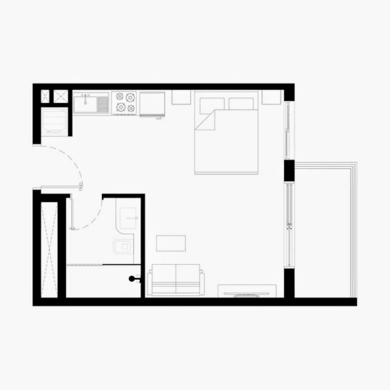 Apartment floor plan