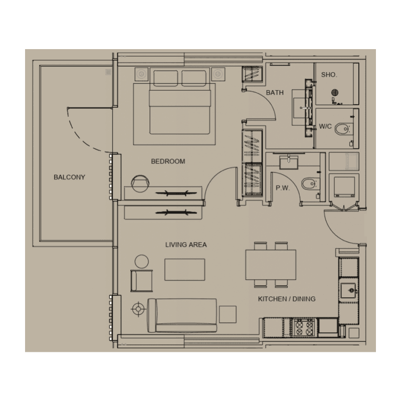 Apartment floor plan