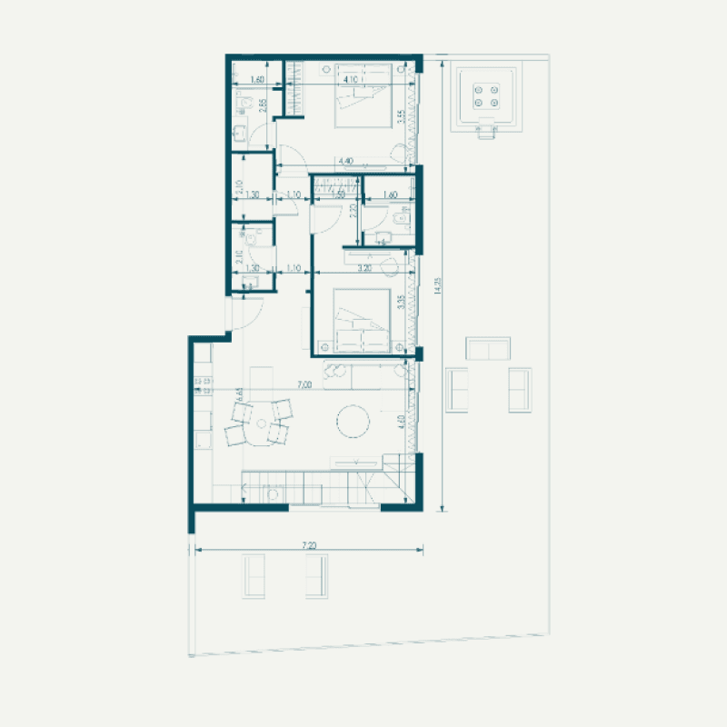Apartment floor plan