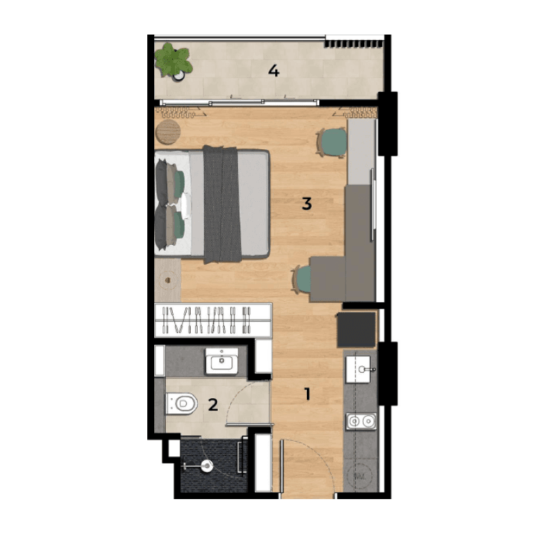 Apartment floor plan