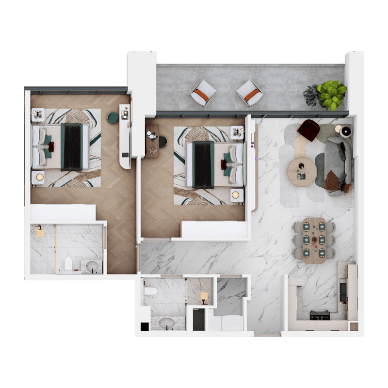 Apartment floor plan