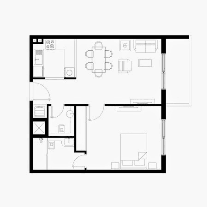 Apartment floor plan