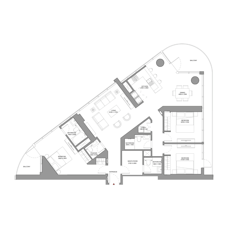 Apartment floor plan