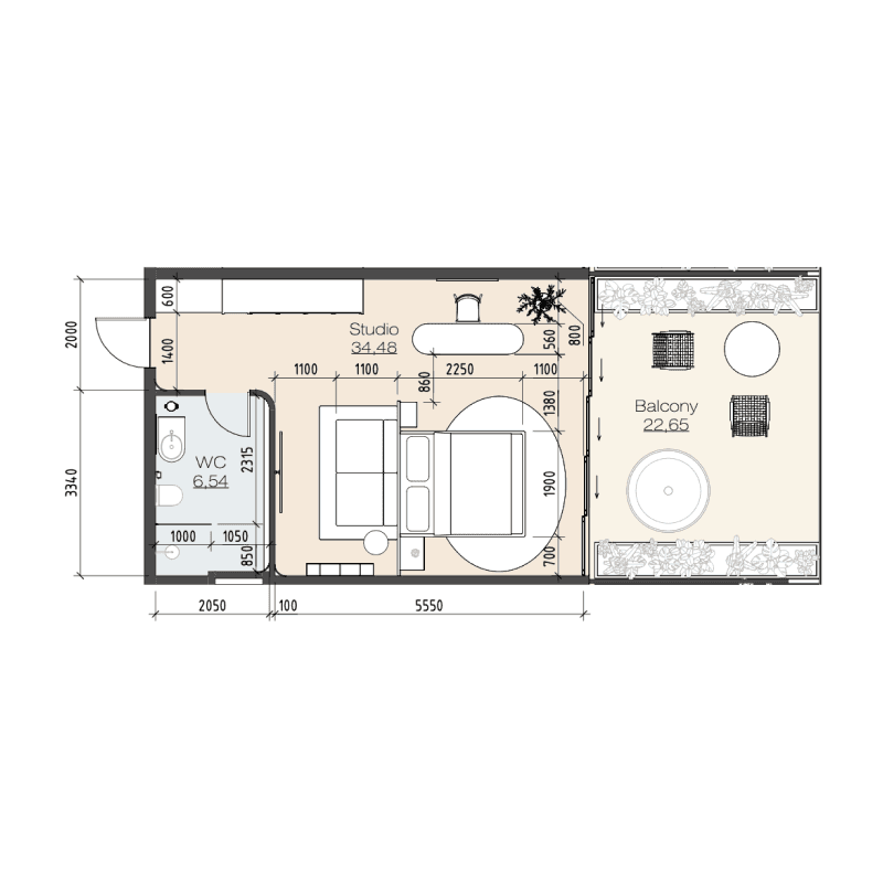 Apartment floor plan