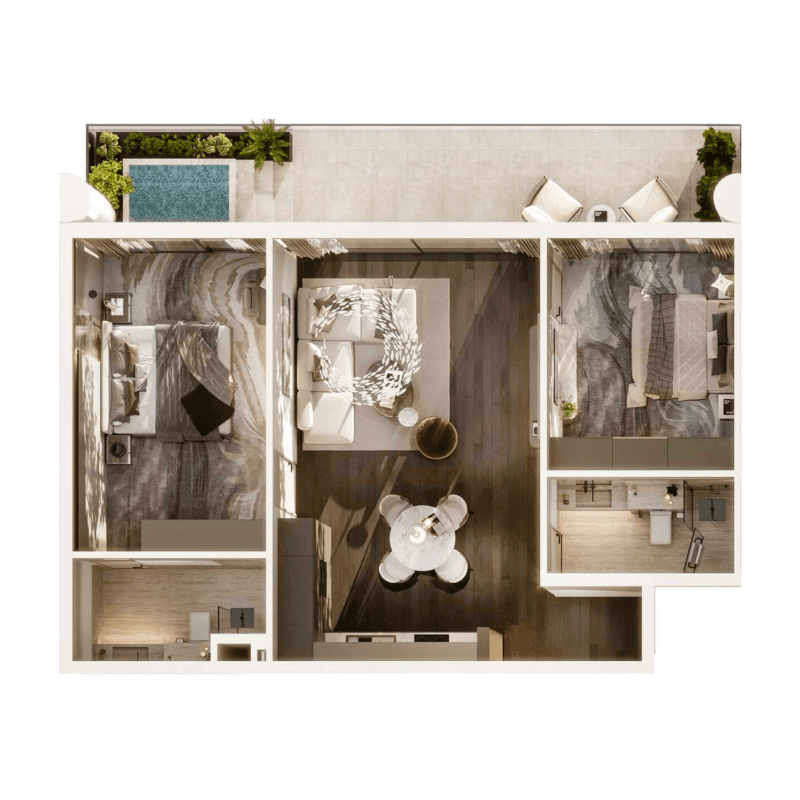 Apartment floor plan