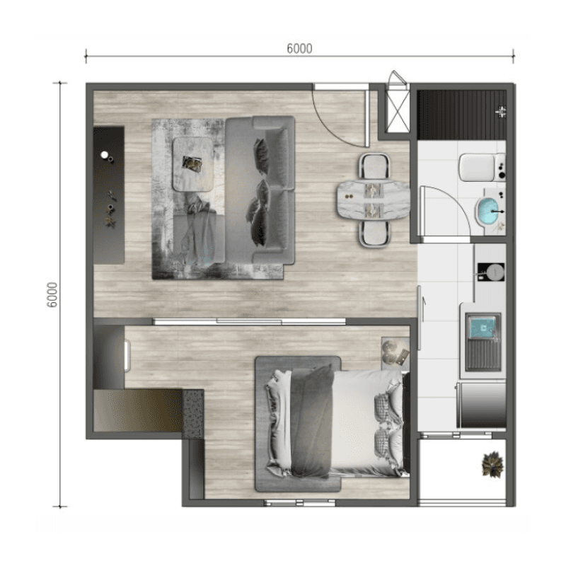 Apartment floor plan