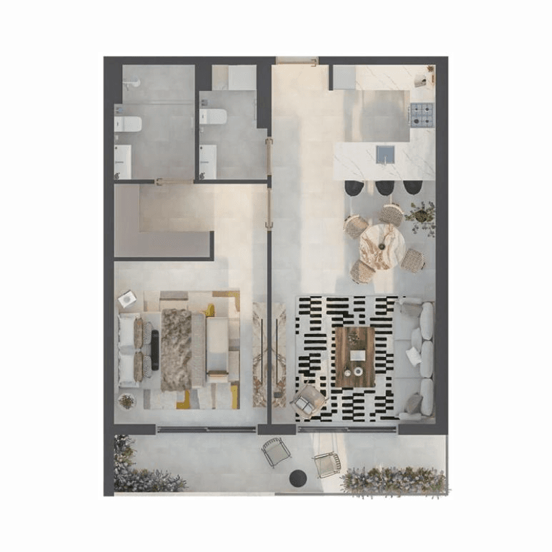 Apartment floor plan