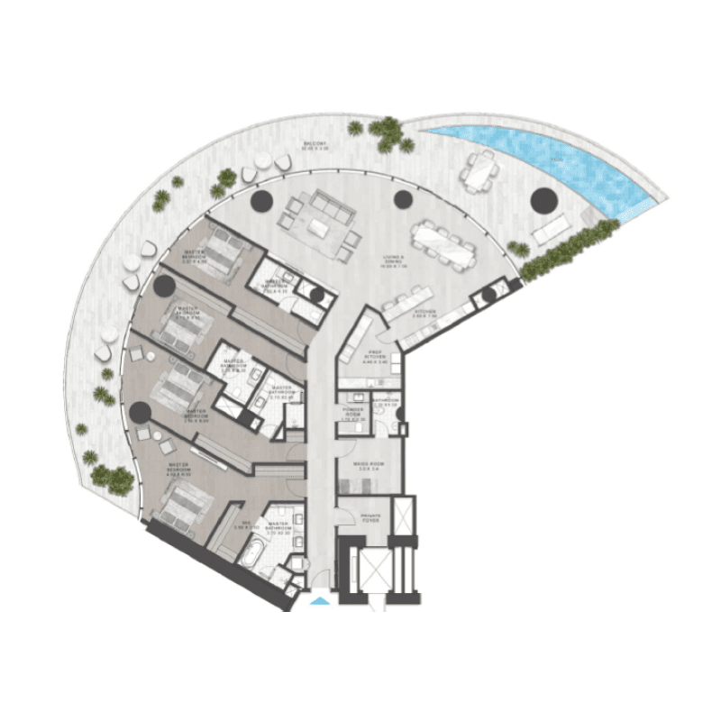 Apartment floor plan