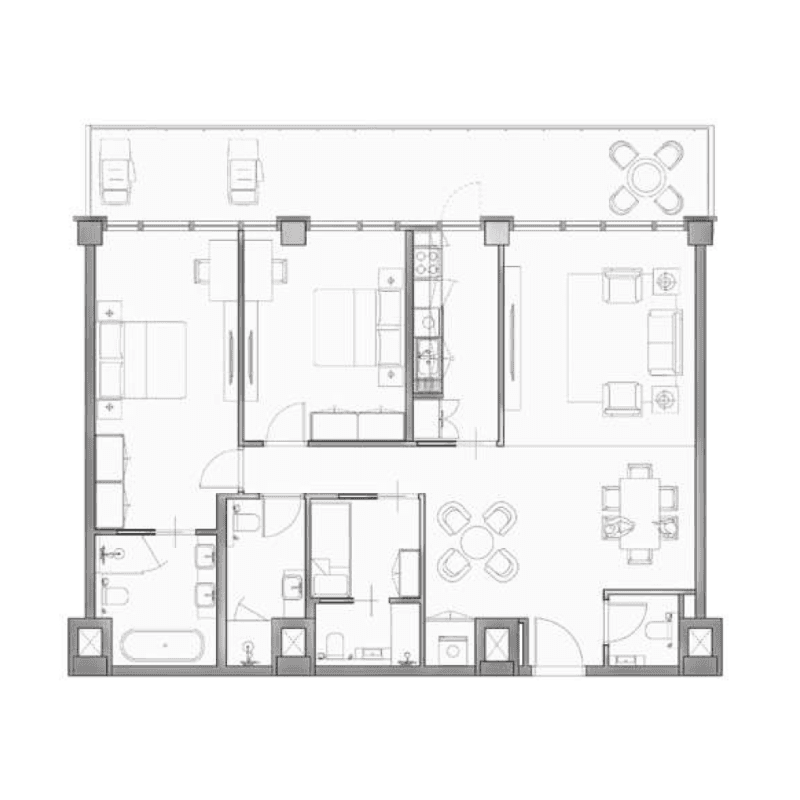 Apartment floor plan