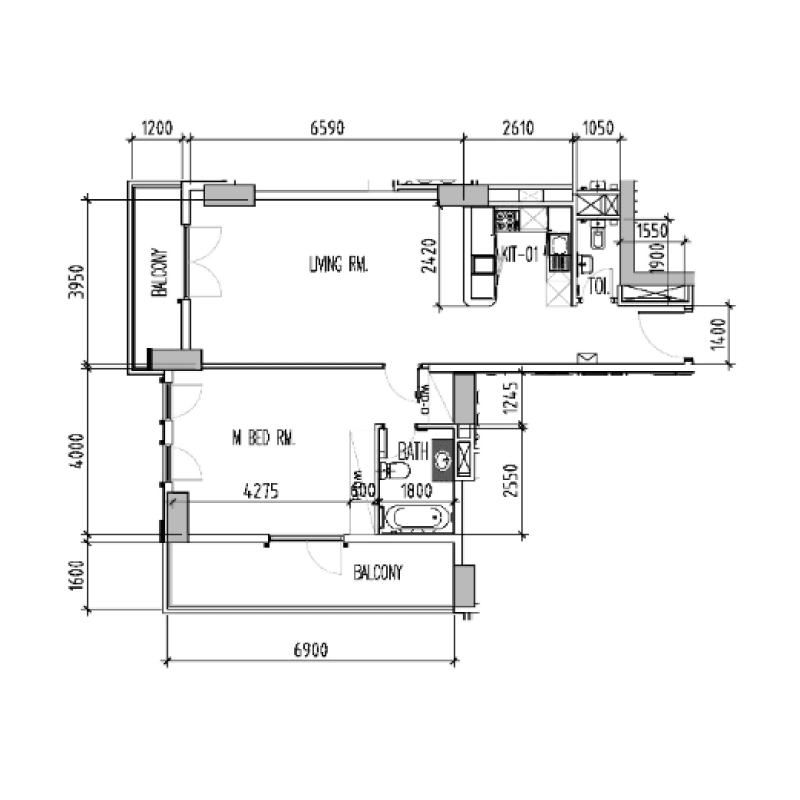 Apartment floor plan
