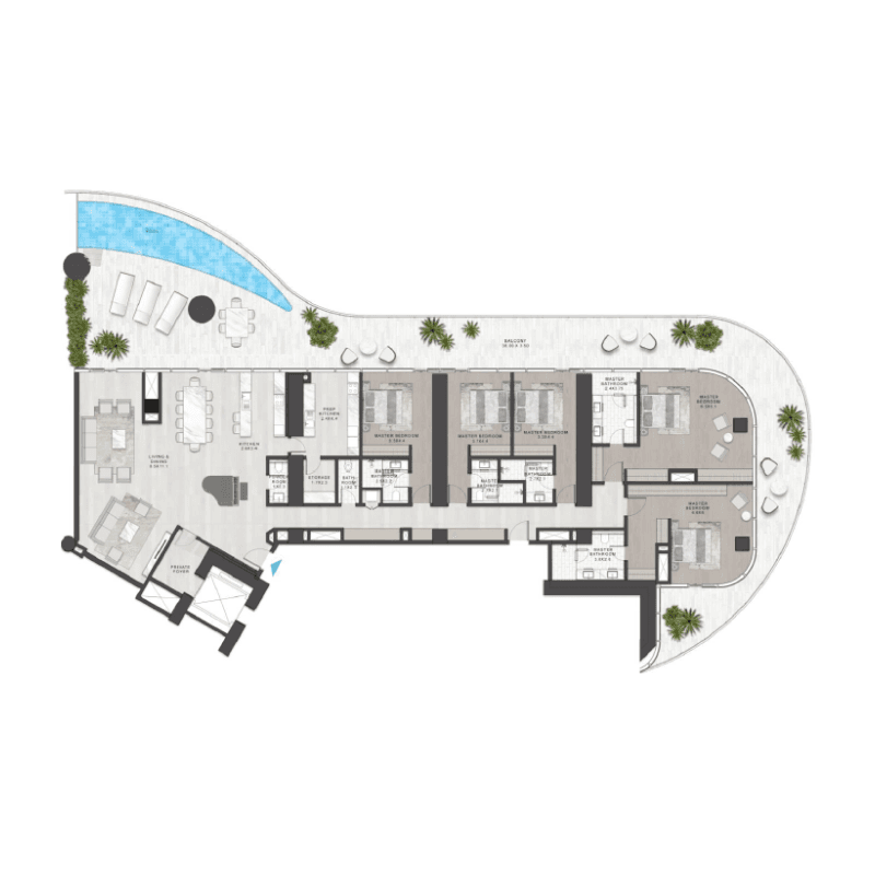 Apartment floor plan