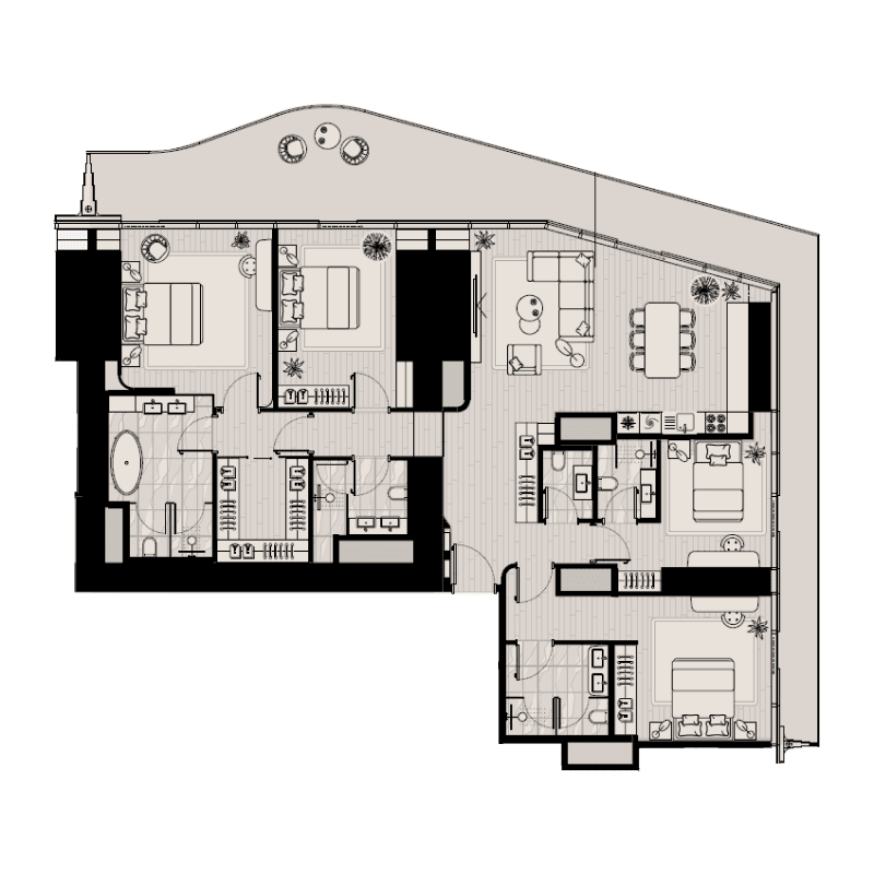 Apartment floor plan