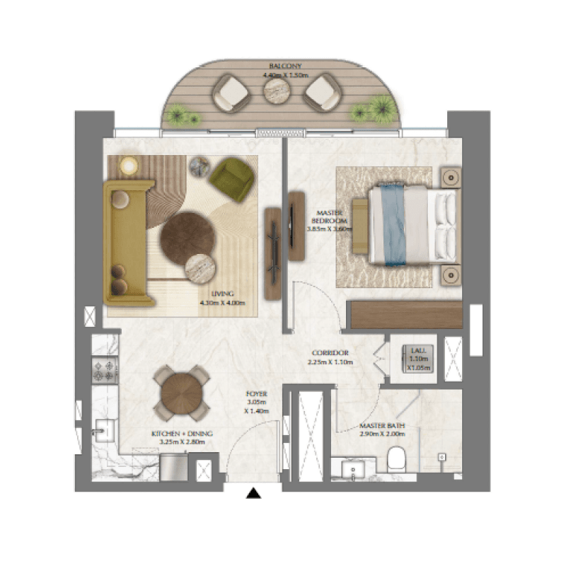 Apartment floor plan