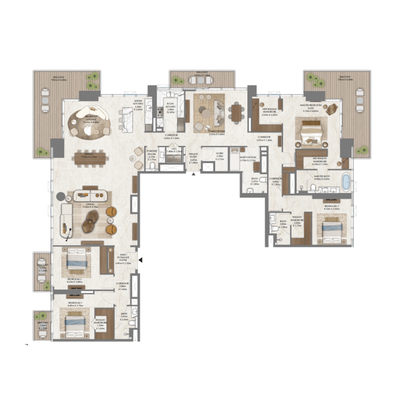 Apartment floor plan