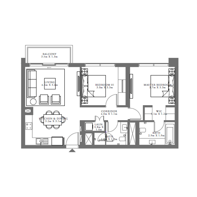Apartment floor plan