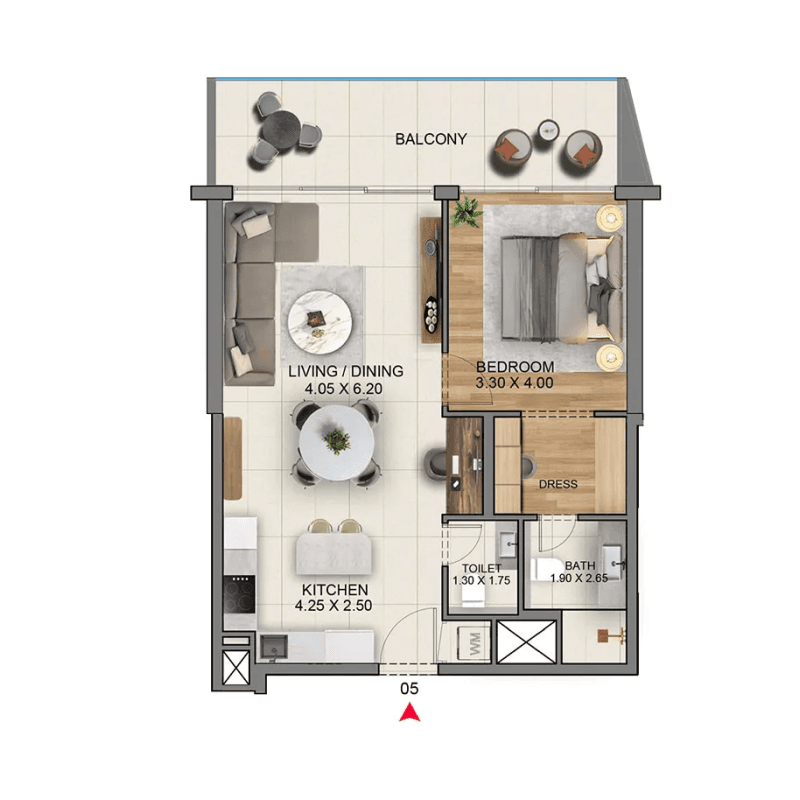 Apartment floor plan