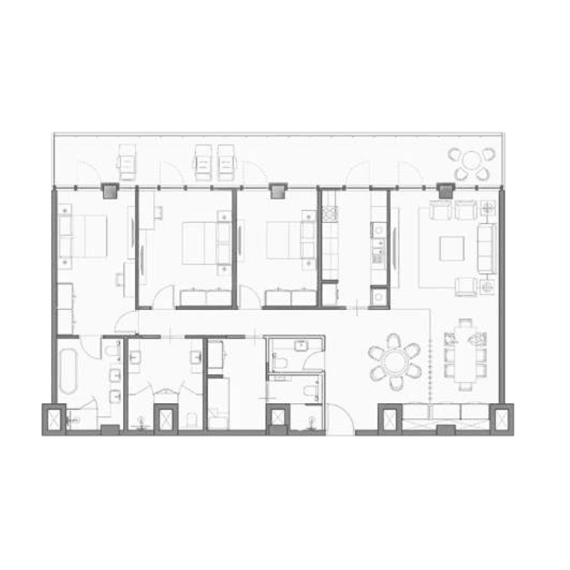 Apartment floor plan