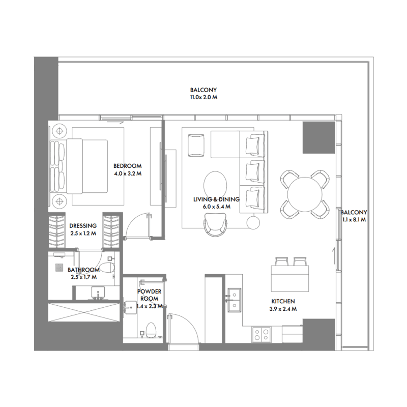 Apartment floor plan