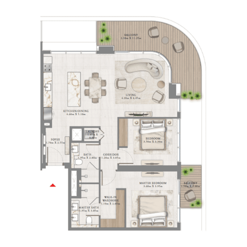Apartment floor plan
