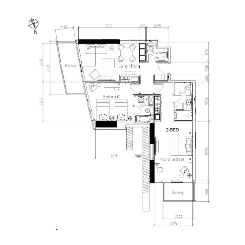 Apartment floor plan