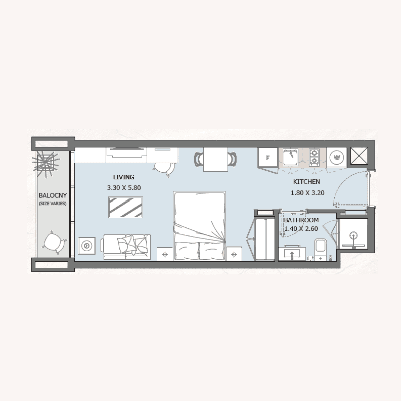Apartment floor plan