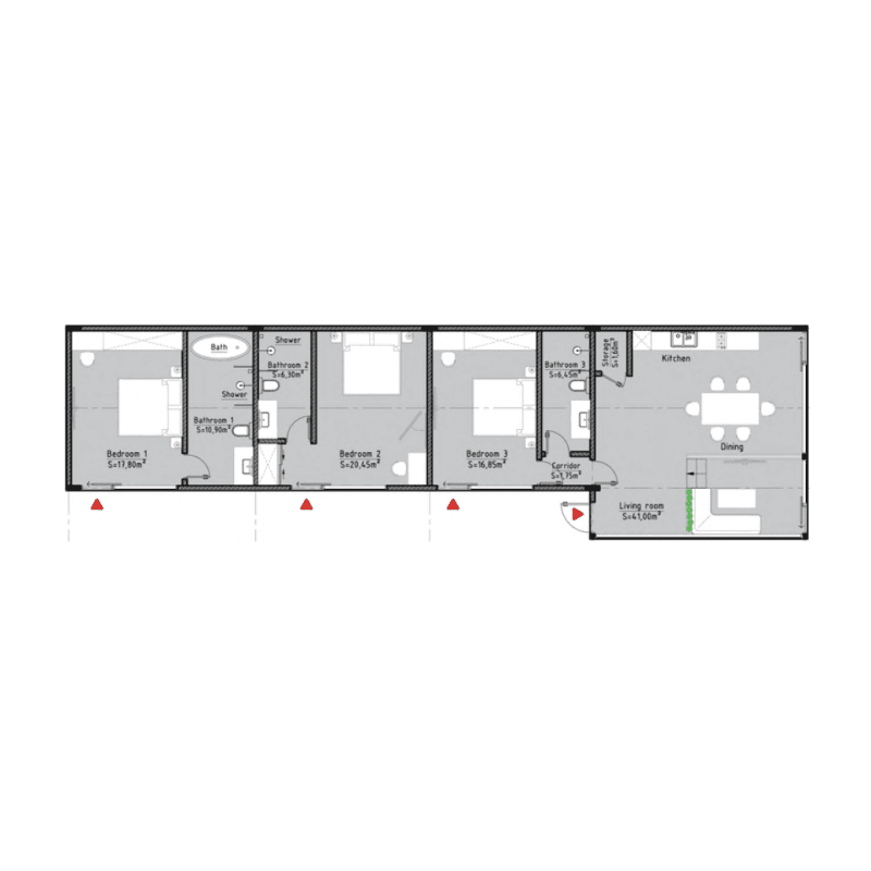 Apartment floor plan