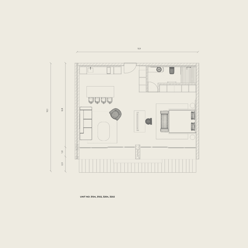 Apartment floor plan
