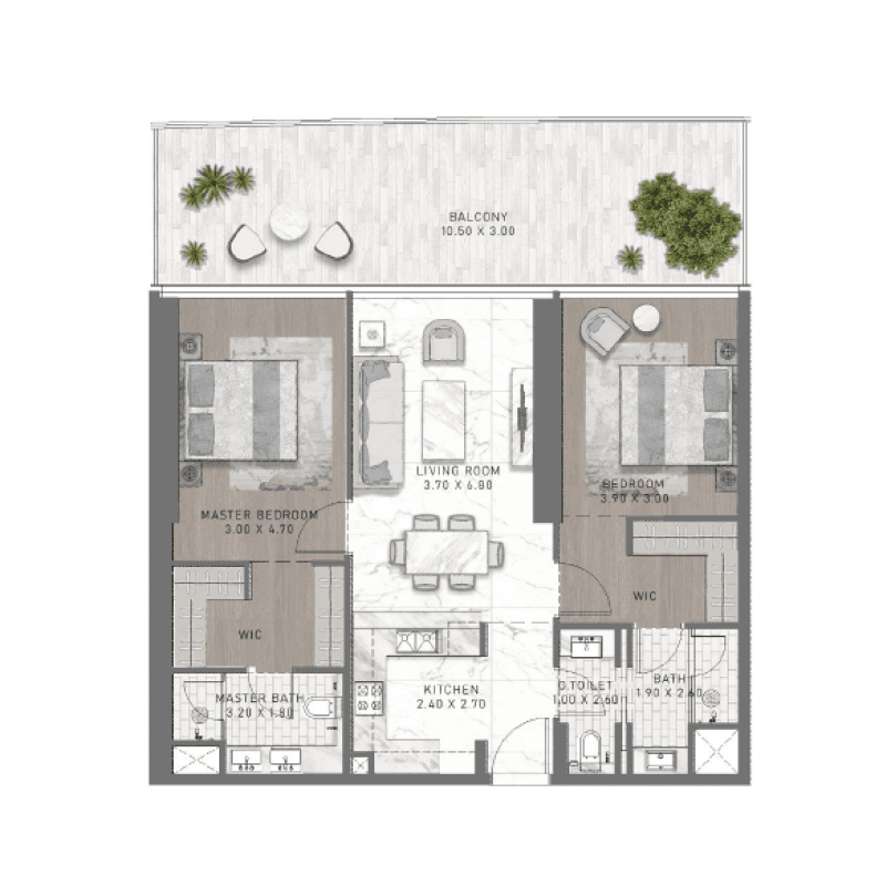 Apartment floor plan