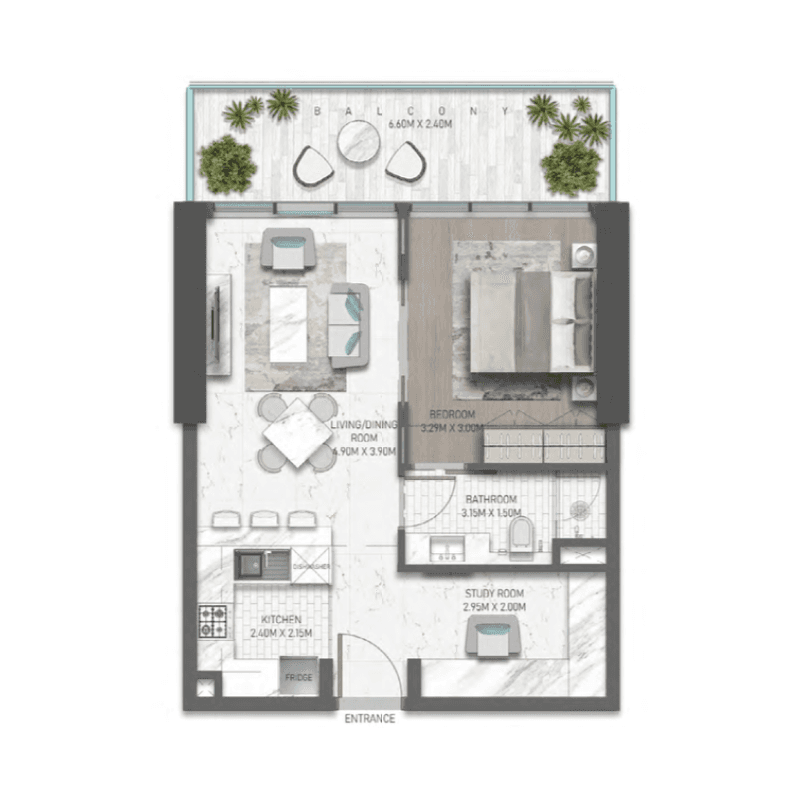 Apartment floor plan