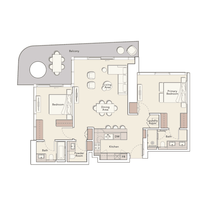 Apartment floor plan