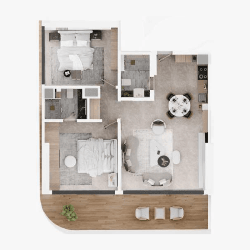 Apartment floor plan