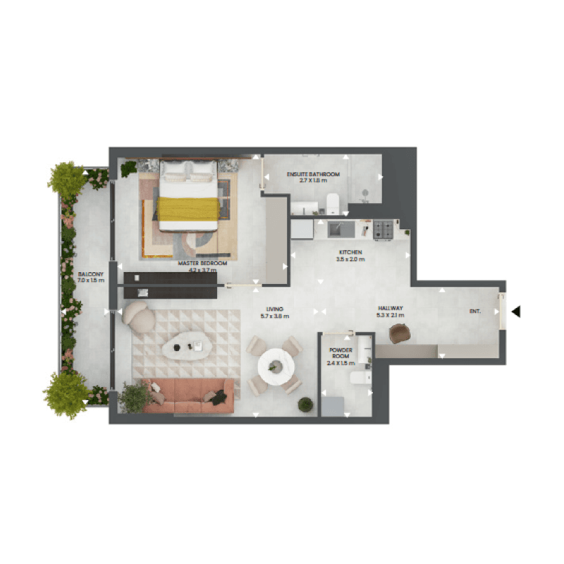 Apartment floor plan