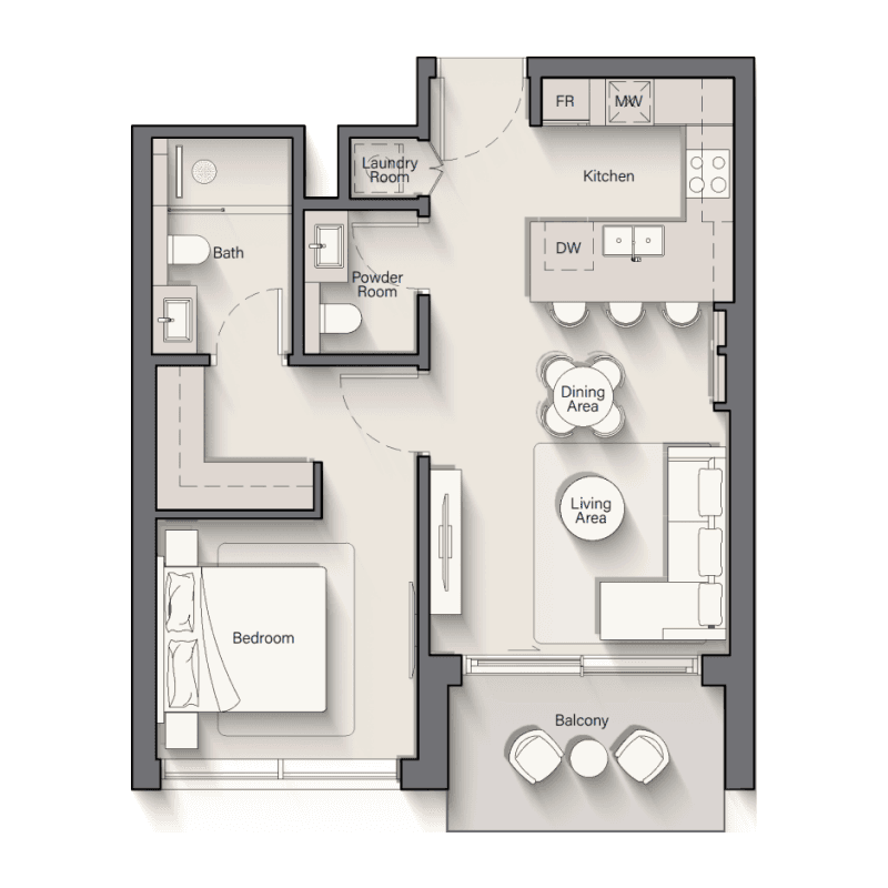 Apartment floor plan