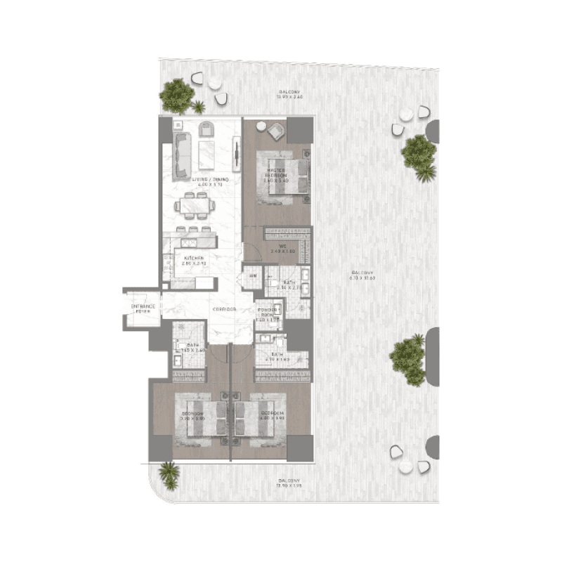 Apartment floor plan