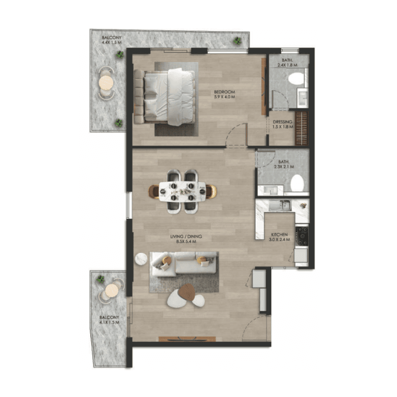 Apartment floor plan