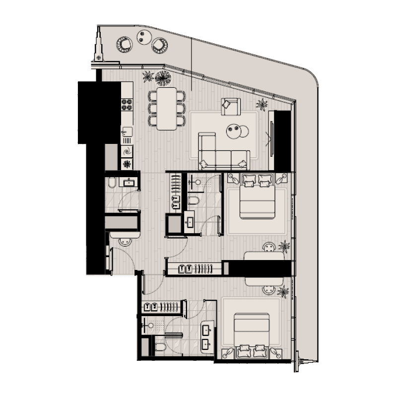 Apartment floor plan