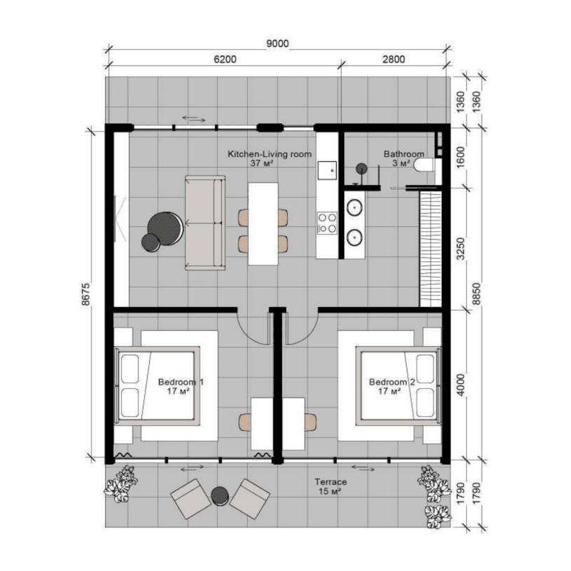 Apartment floor plan