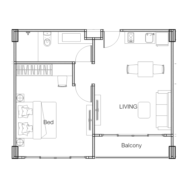 Apartment floor plan