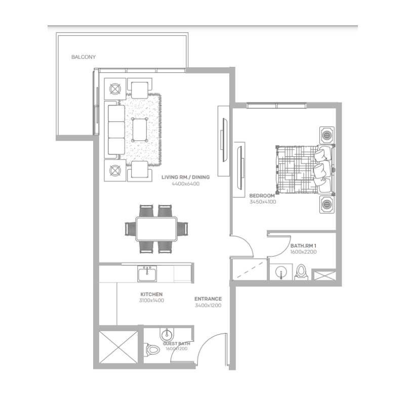 Apartment floor plan