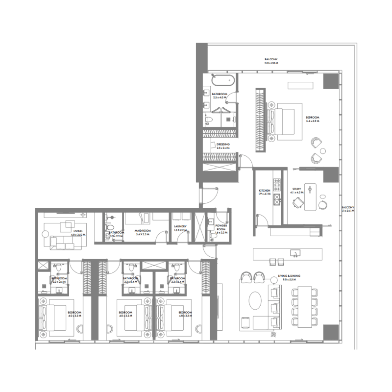 Apartment floor plan