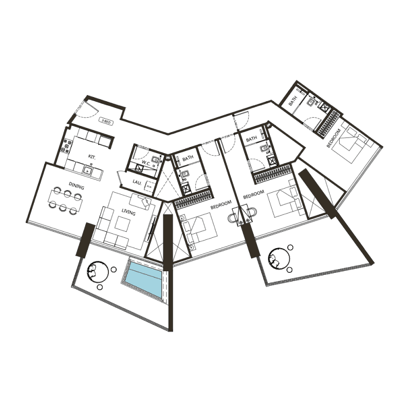 Apartment floor plan