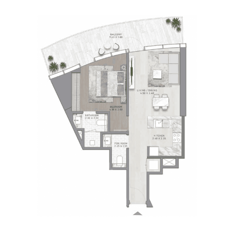 Apartment floor plan