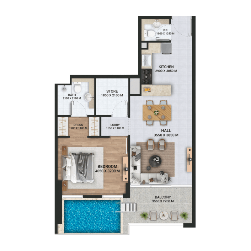 Apartment floor plan